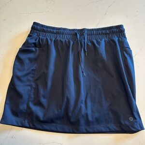 Blue athletic skorts